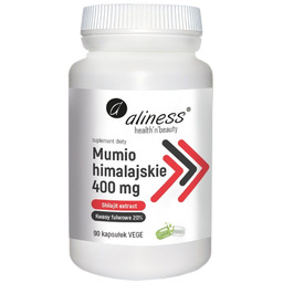 Mumio himalajskie (Shilajit extract) 400mg suplement diety 90