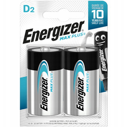 2x Bateria Energizer Max Plus D LR20 R20