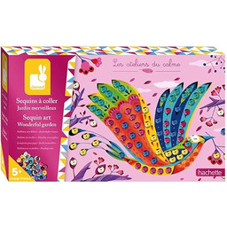 Janod - Wonderful Garden Stick-on Sequin Set -