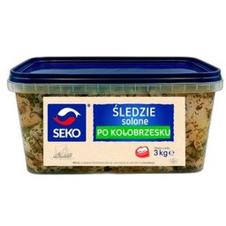SEKO Śledzie solone po kołobrzesku 3 kg