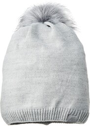 4F CAP CAD009 COLD LIGHT GREY MELANGEDLA KOBIETY