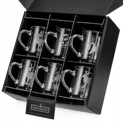 Kubki z uchem do kawy herbaty soku "Myśliwskie"