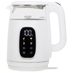 ADLER Czajnik elektryczny AD 1305 biało-srebrny