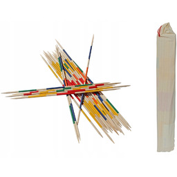 Duże Drewniane Bierki Patyczki Gra Mikado Master