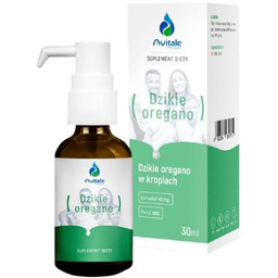 Avitale Dzikie oregano w kroplach, 30 ml
