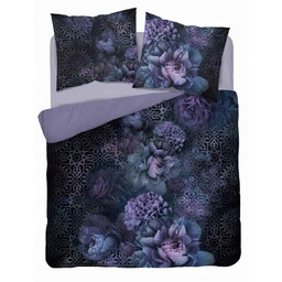 Pościel 160x200 fioletowa kwiaty Holland