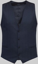 kamizelka zogno granatowy slim fit