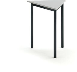 Biurko BORÅS TRIANGEL, 700x600x720 mm, szary laminat, antracyt