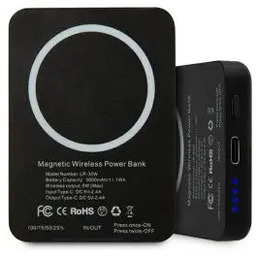 Karl Lagerfeld KLPBMSOIBK 3000mAh MagSafe Powerbank