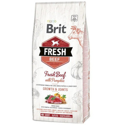 Brit Fresh Dog Large Puppy Beef/Pumpkin Growth &
