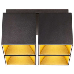Nordlux - Ethan 4 Lampa Sufitowa Black