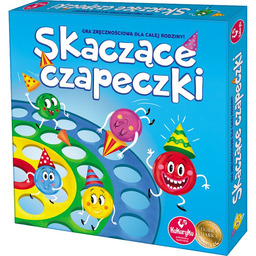 Skaczące Czapeczki, gra rodzinna, Adamigo