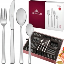Gerlach Zestaw Sztućców Komplet Obiadowy Na 12OSÓB Onda