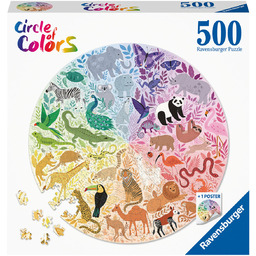 Ravensburger, puzzle, Paleta kolorów, Desery, 500 el.