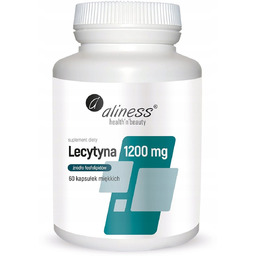 Lecytyna 1200 mg Suplement diety Żródło choliny