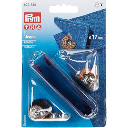 Prym Jeansy Non-Sew Open Stars Guziki, Rozmiar 17