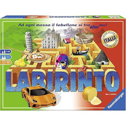 Ravensburger 26793 Labirynt Włochy, gra towarzyska, wersja włoska,
