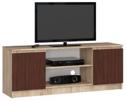 Szafka rtv, stolik, NOVA, 140x40x55 cm, dąb sonoma,