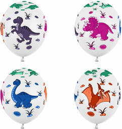 Balony lateksowe Dinozaury - 30 cm - 50