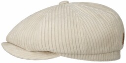 Kaszkiet Hatteras Corduroy Jersey by Stetson, jasnobeżowy, cm