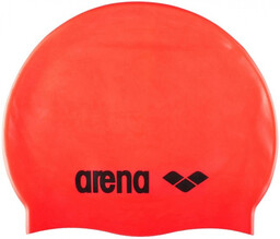 Czepek do pływania arena classic silicone cap pomarańczowy