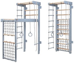 Małpiszon, drabinka gimnastyczna Winner szara