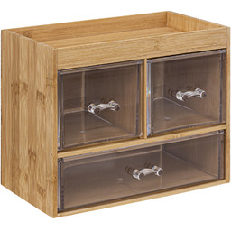 Organizer Na Kosmetyki Z Trzema Przezroczystymi Szufladkami +