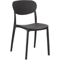 Krzesło ogrodowe Plasta czarne 5five simply smart