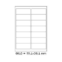 Samoprzylepne etykiety 99,1 x 38,1 mm, 14 etykiet,