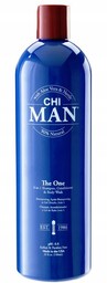 CHI Man The One 3w1, szampon, odżywka, żel