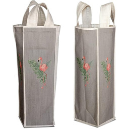 Bonamaison Bawełniana torba na wino z nadrukiem cyfrowym,