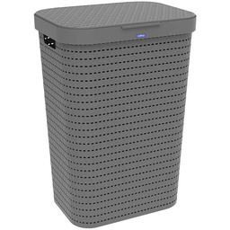 Rotho Kosz na brudną bieliznę COUNTRY antracyt, 55