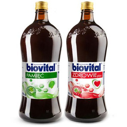 Zestaw Biovital Pamięć, 1 l + Biovital Zdrowie