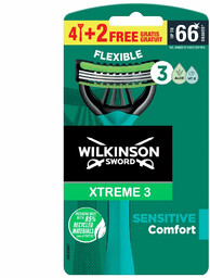 Wilkinson Xtreme3 Sensitive Comfort jednorazowe maszynki do golenia