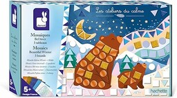 Janod - Zestaw mozaiki piankowej - Motyw zimowy