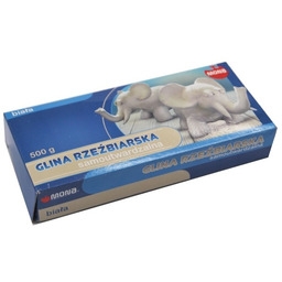 Glina samoutwardzalna biała Majewski Mona 500g 300234