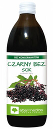 Alter Medica Sok 100% Czarny bez 500 ml
