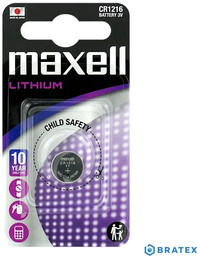 1 x bateria litowa Maxell CR1216