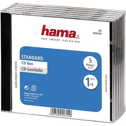 Hama Pudełko na płytę CD plastikowe (5 sztuk,