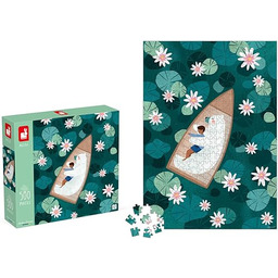 Janod - Puzzle 500 elementów - lilie wodne