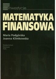 Matematyka finansowa NOWOŚĆ