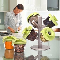 POJEMNIKI I STOJAK NA PRZYPRAWY SPICE RACK
