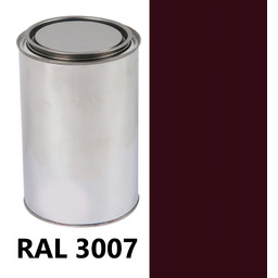 Farba Ral 3007 Wiśniowy Ciemny Gruntoemalia Alkidowa 2W1