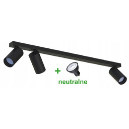 Lampa sufitowa Żyrandol na przegubach Mono III czarna