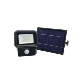 Naświetlacz LED SOLARNY 10W biały zimny z czujnikiem