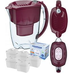 5x filtr wkład Maxfor+ Dzbanek wiśniowy Aquaphor Amethyst