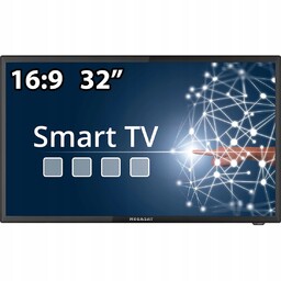 Telewizor samochodowy kempingowy 32" Smart Android Tv Wstrząsoodporny