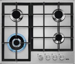 Łyżta Gazowa Aeg Hgb64420Sm Palnik Wok Stalowa