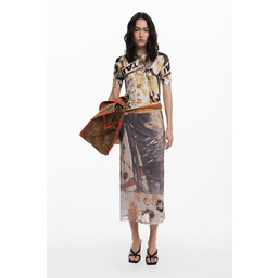 Spódnica tiulowa collage