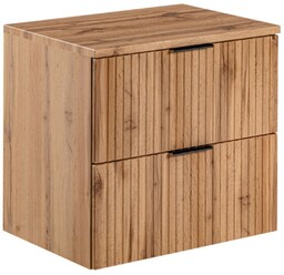 Szafka pod umywalkę z blatem zestaw Adel Oak